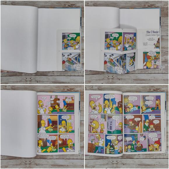 The Simpsons Altered Book Journal, Recycled Diary - Picture 4 of 16